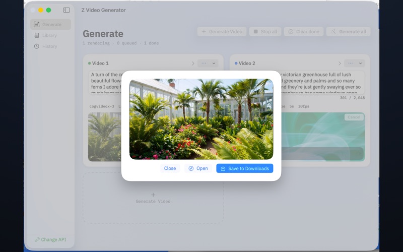 Z Video Generator screenshot