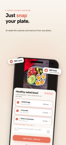 Healup: AI Calorie Tracker Screenshot 2 of 6