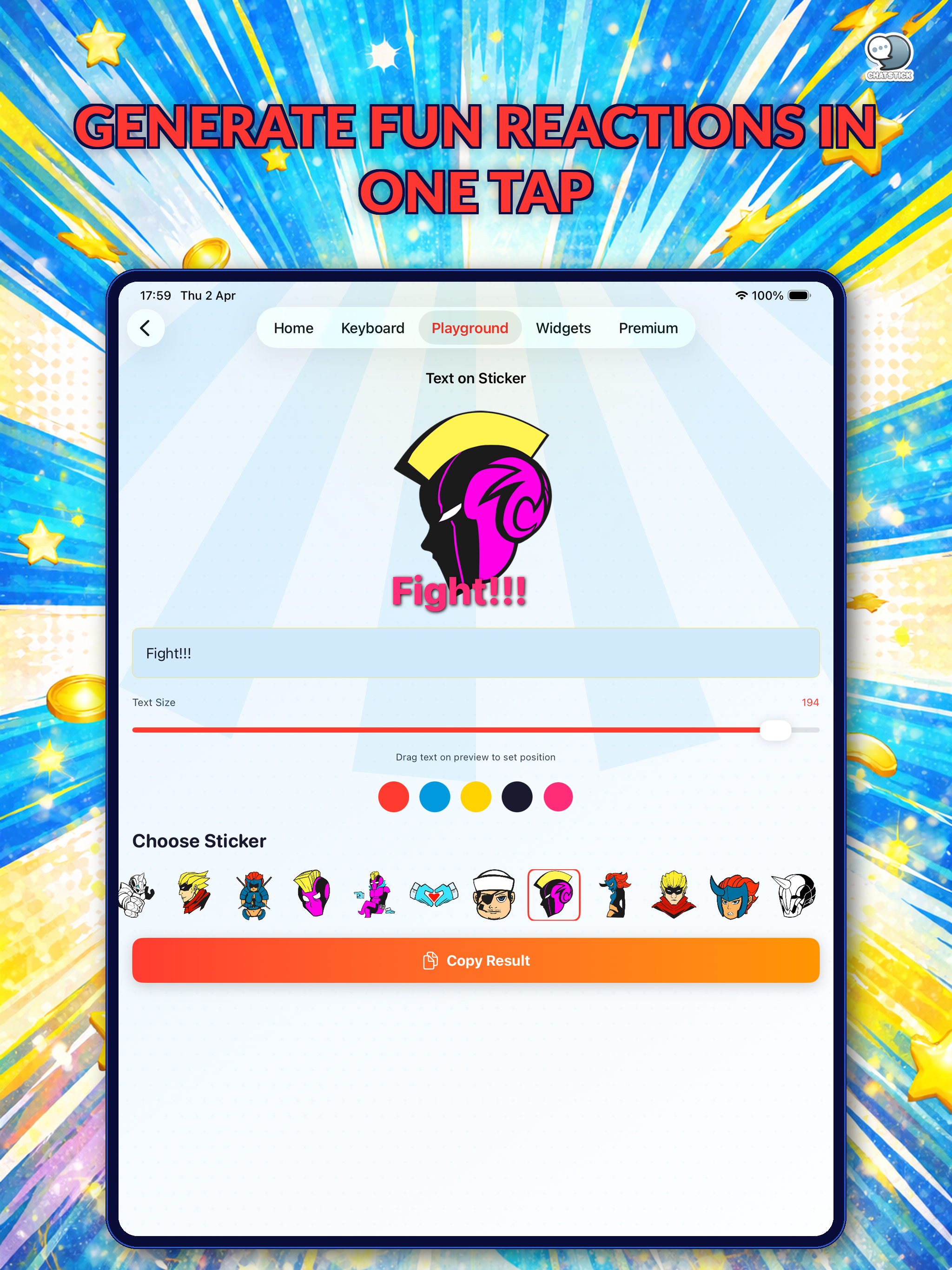 Heroes Pop Art Stickers by CS screenshot 18