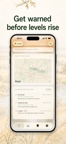 Pollen Jotter: Allergy Tracker Screenshot 3 of 6