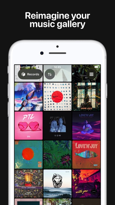 Records: Music Experience iPhone screenshot 1 - Music app