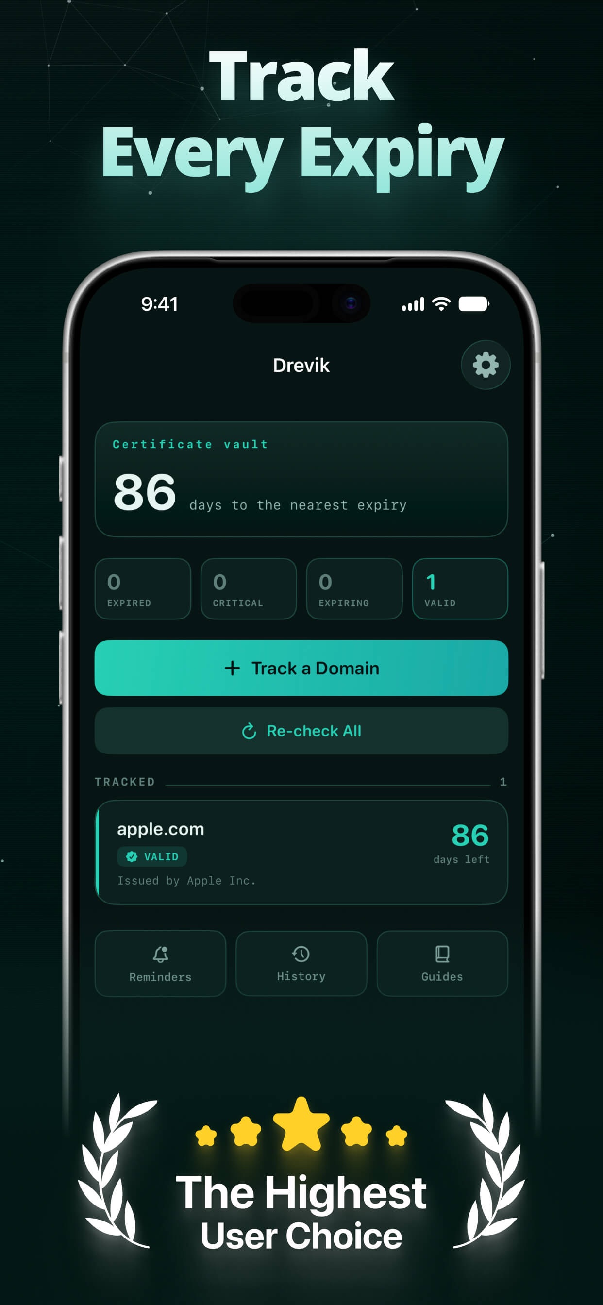 Screenshot 1 of Drevik – Expiry Monitor