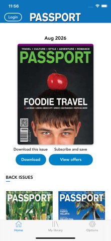 Passport Magazine iPhone screenshot
