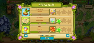 Clover meadow: match 3 game iPhone screenshot