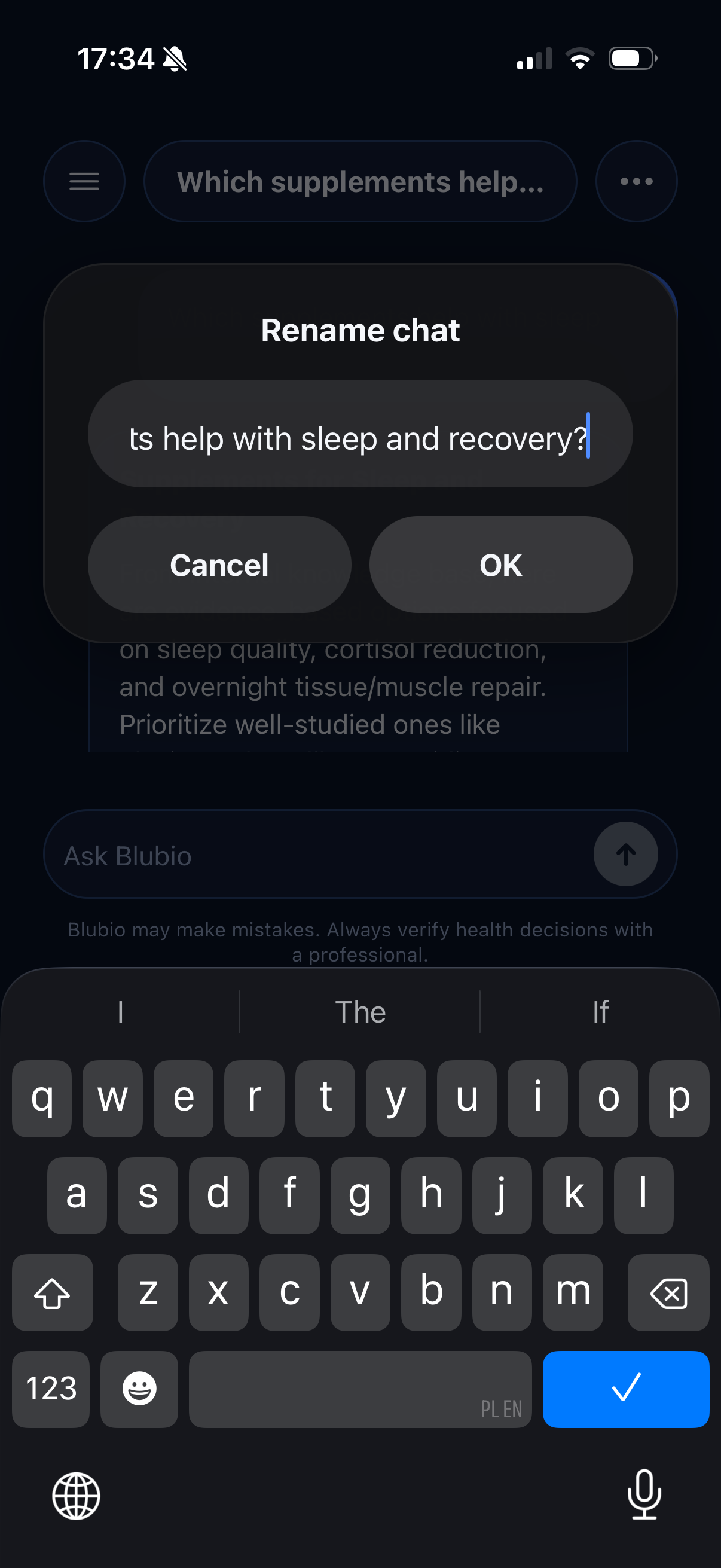 Blubio: Trener Zdrowia AI