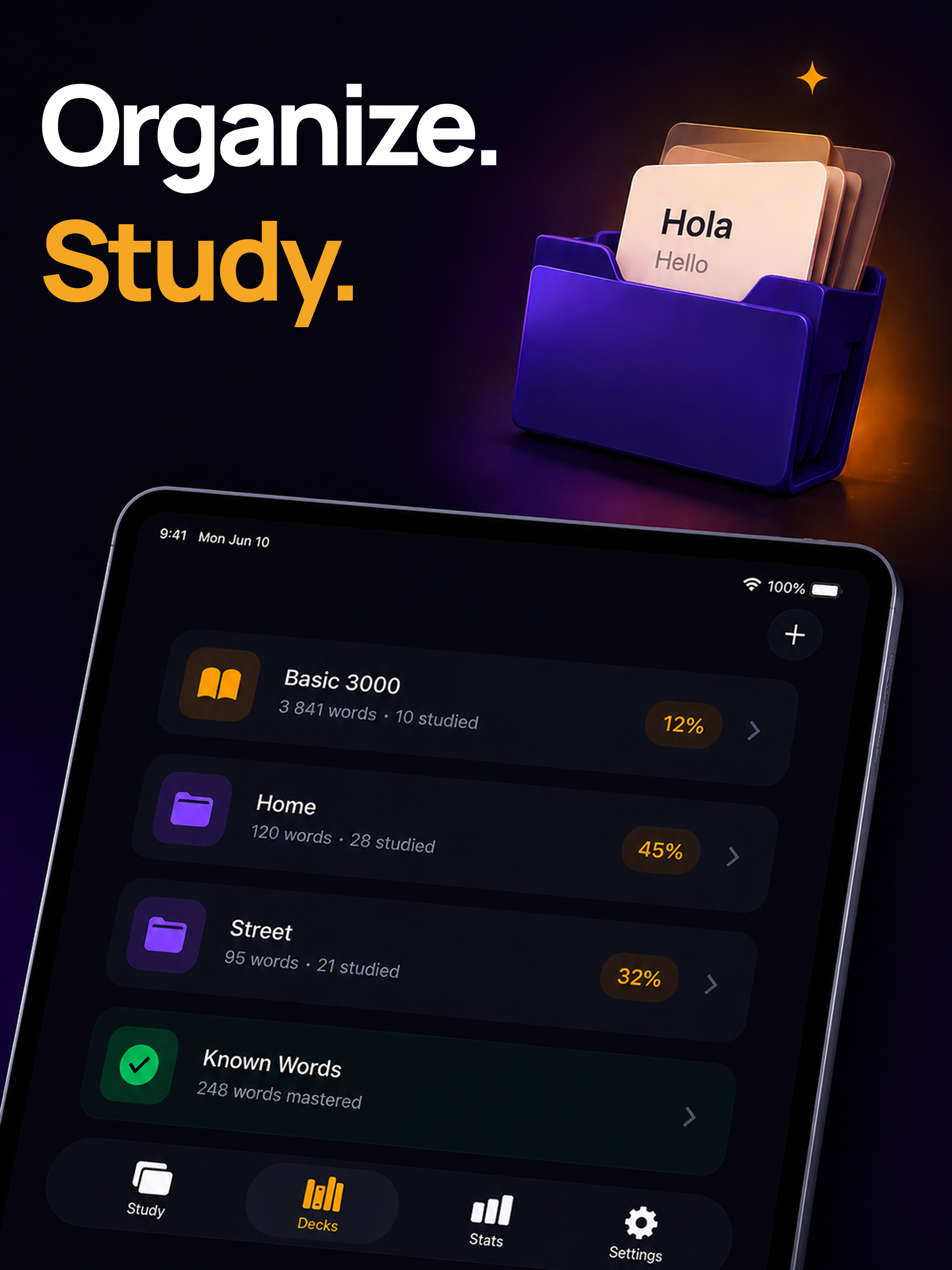 Lexo: Vocabulary Flashcards