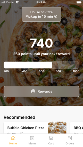 House of Pizza To Go iPhone screenshot 1 - Food & Drink app