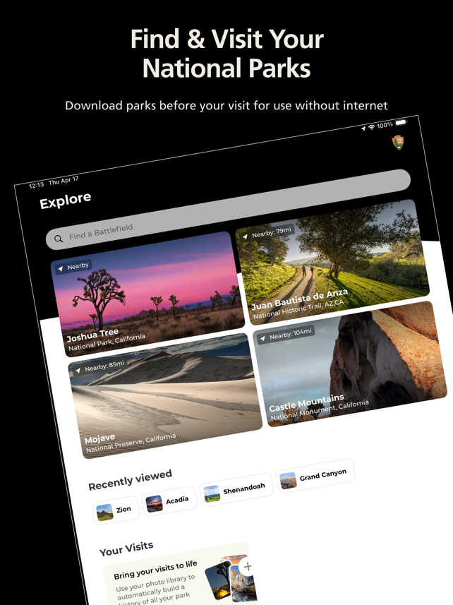 National Park Service Screenshot