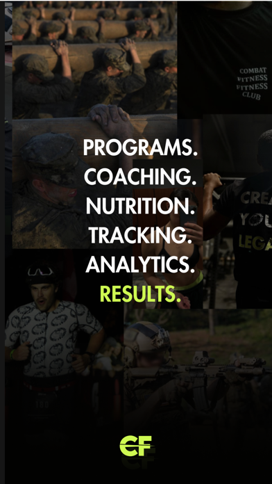 The Combat Fitness App Screenshot