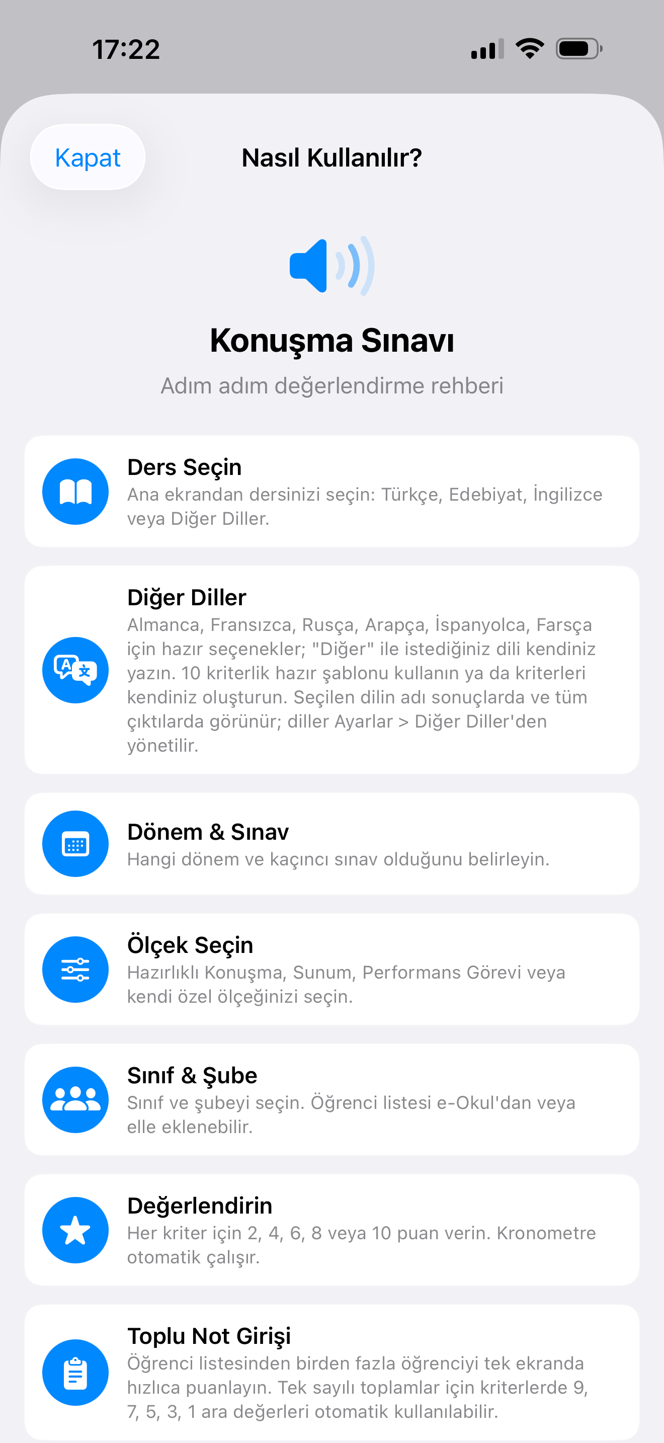 Konuşma Sınavı screenshot 3