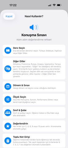 Konuşma Sınavı screenshot