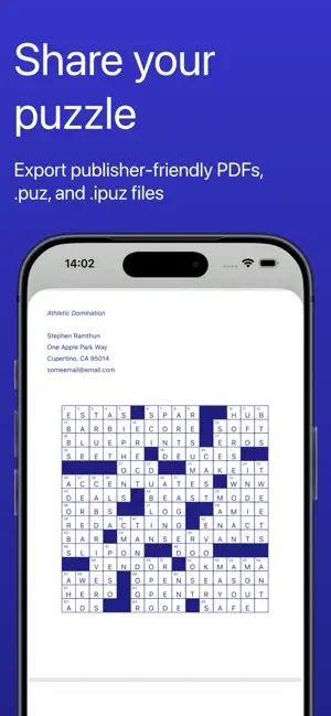 Crossworks: Crossword Editor screenshot 4