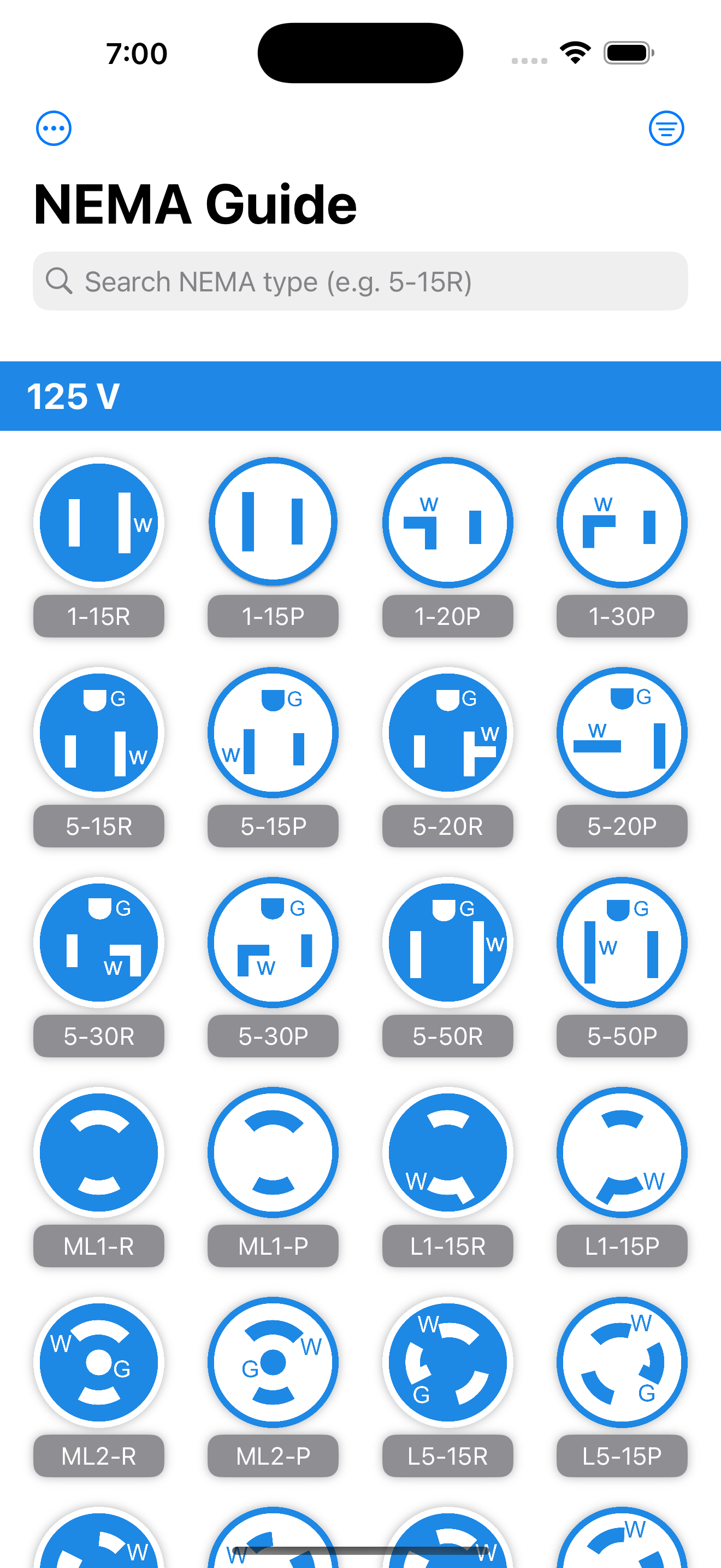 NEMA Guide screenshot 1