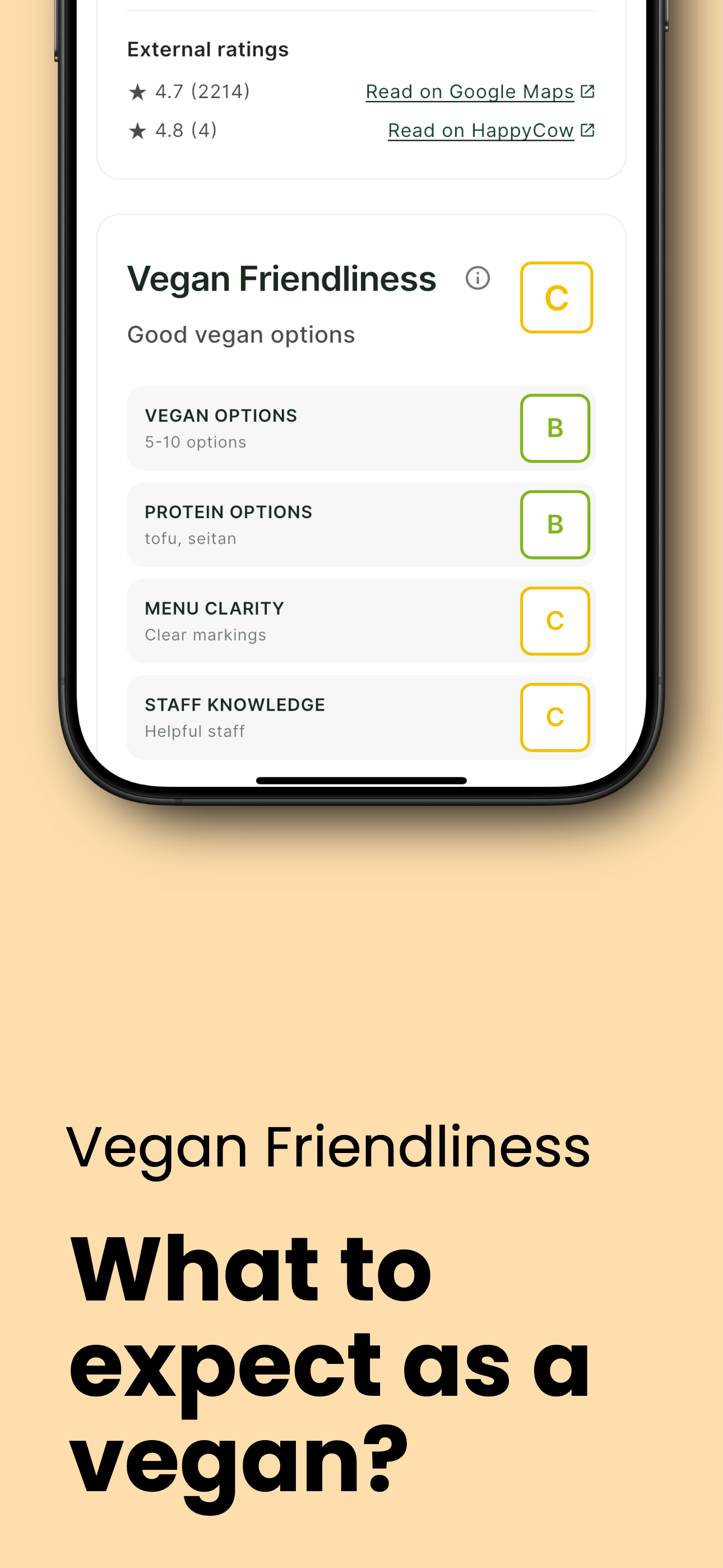Spinach - Vegan Map & Guide