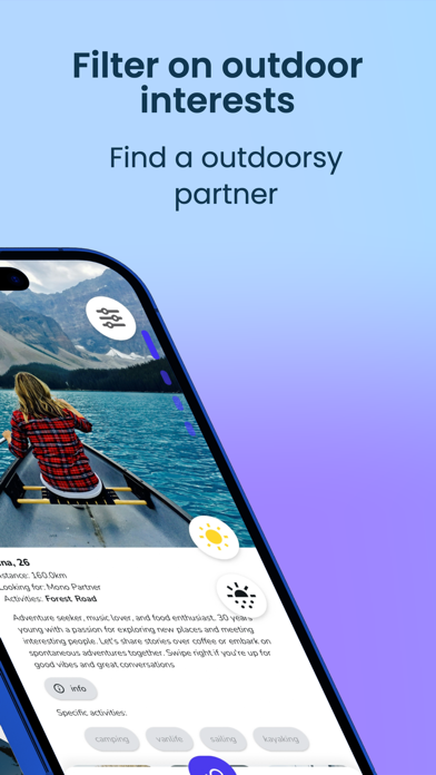 Outdoor dating: chat & explore Screenshot