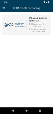 GPCA Events Networking screenshot