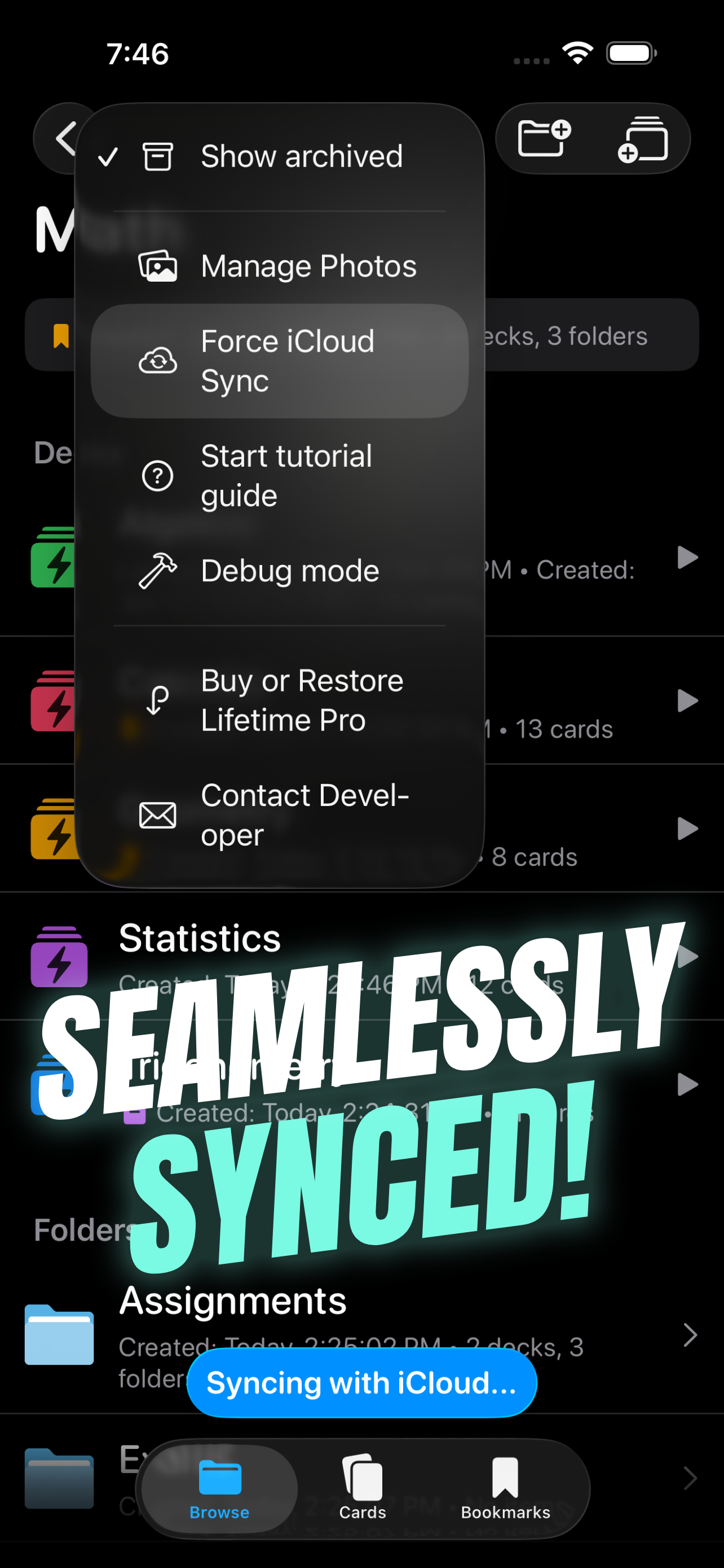 CRAMMER: Index Card Exam Maker screenshot 9