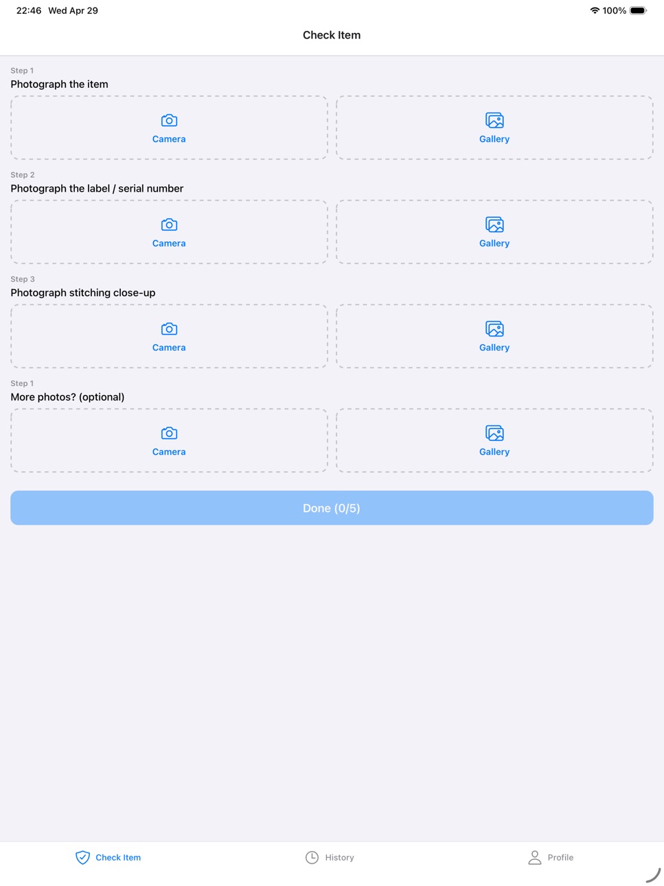 iPad screenshot