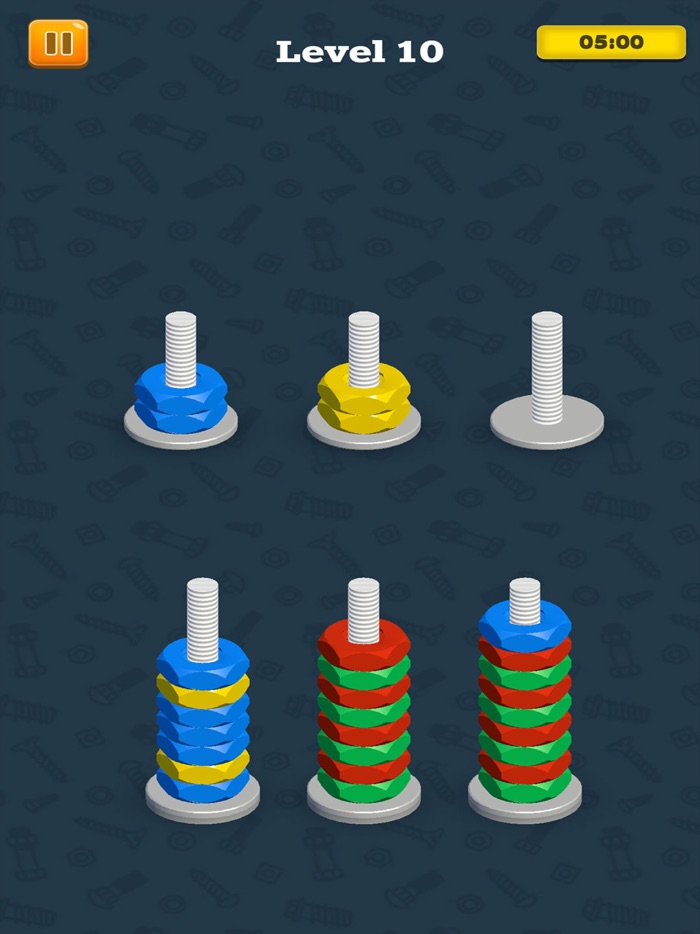 Nuts and Bolts - Color Sorting