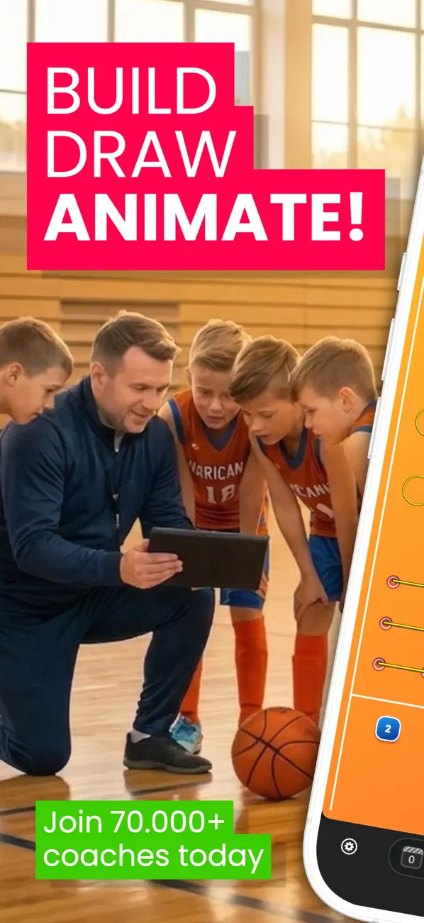 Screenshot #1 pour Pocket Coach Tableau basket