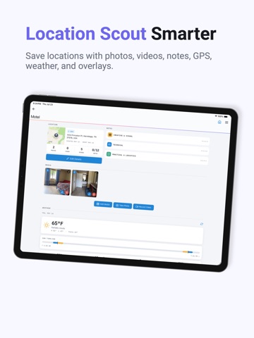 CineFlo - Shot List & Plan iPad screenshot