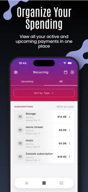 Sub Tracker: Manage Bills screenshot 2