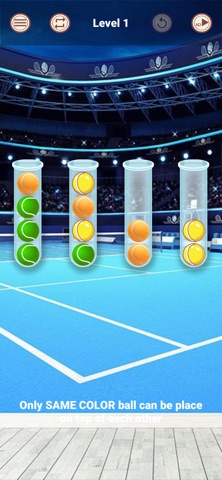 Tennis Ball Sort Puzzle Screenshot 6 of 7