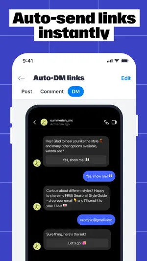 Manychat screenshot 1