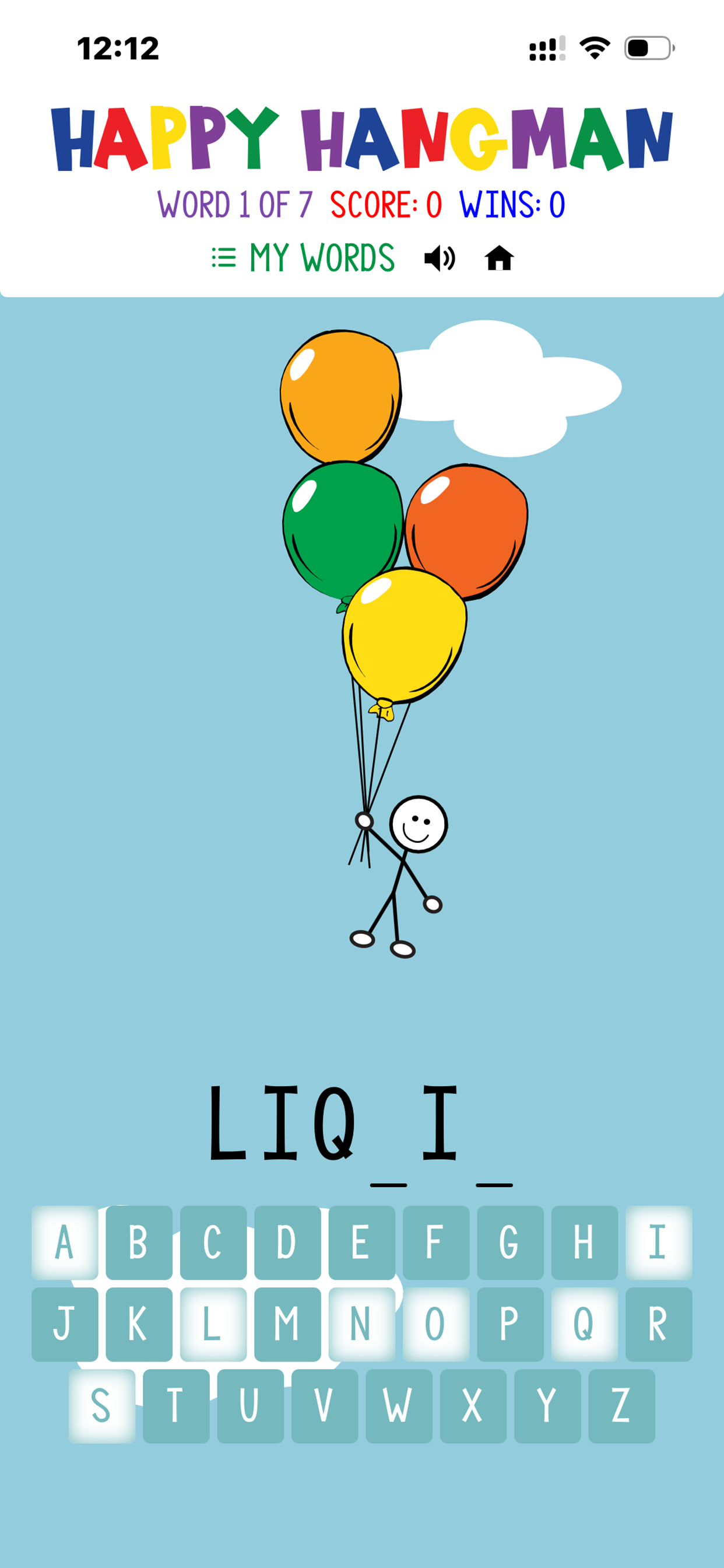 Happy Hangman Game screenshot 9