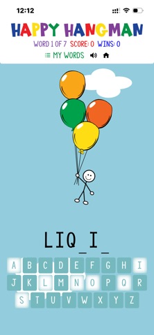 Happy Hangman Game Screenshot 9 of 10