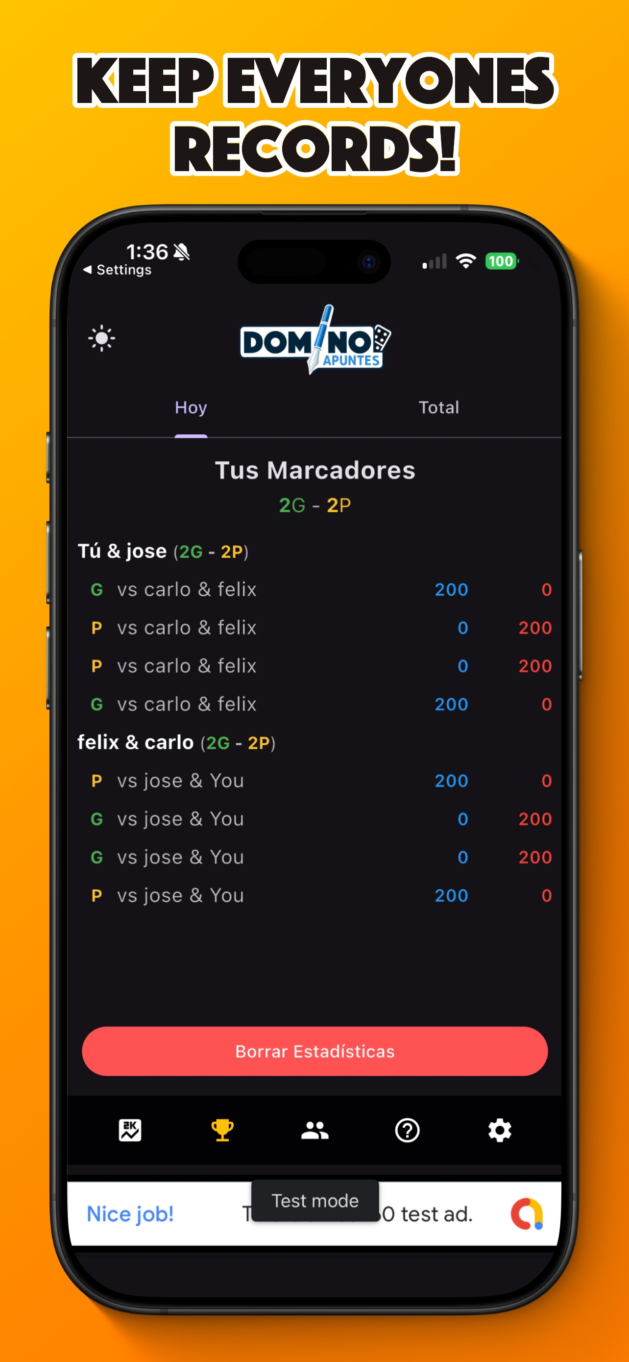 Apuntes Domino screenshot 3