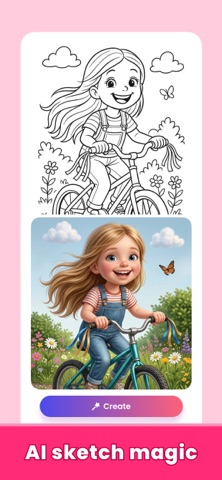 ColoriAI : Print Coloring Page iPhone screenshot