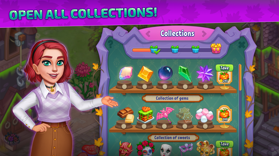 #4. Halloween Merge: Merge Mansion (iOS) Podle: Sergey Karakozov