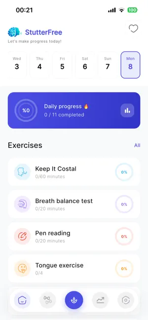 StutterFree: Habit Changer screenshot 1