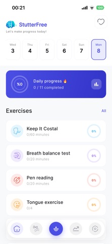 StutterFree: Habit Changer Screenshot 1 of 8