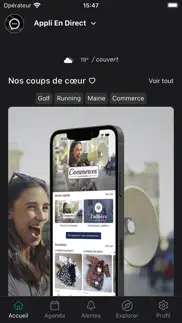 appli en direct iPhone Captures Décran 1