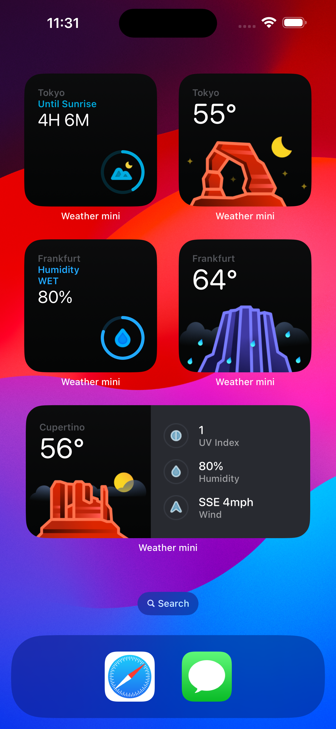 Weather mini
