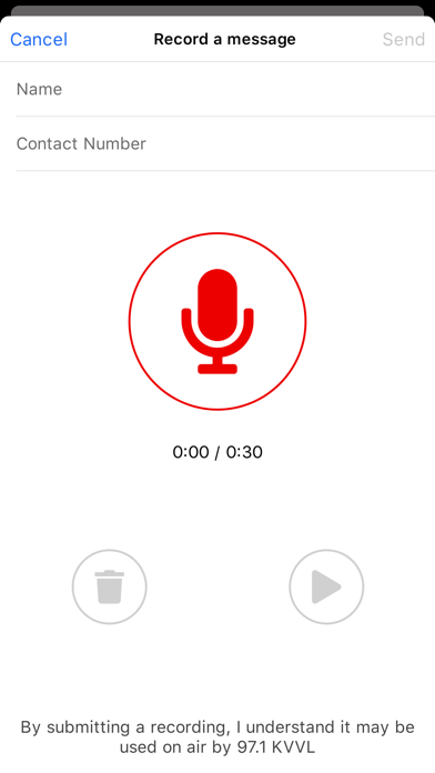 97.1 KVVL Screenshot