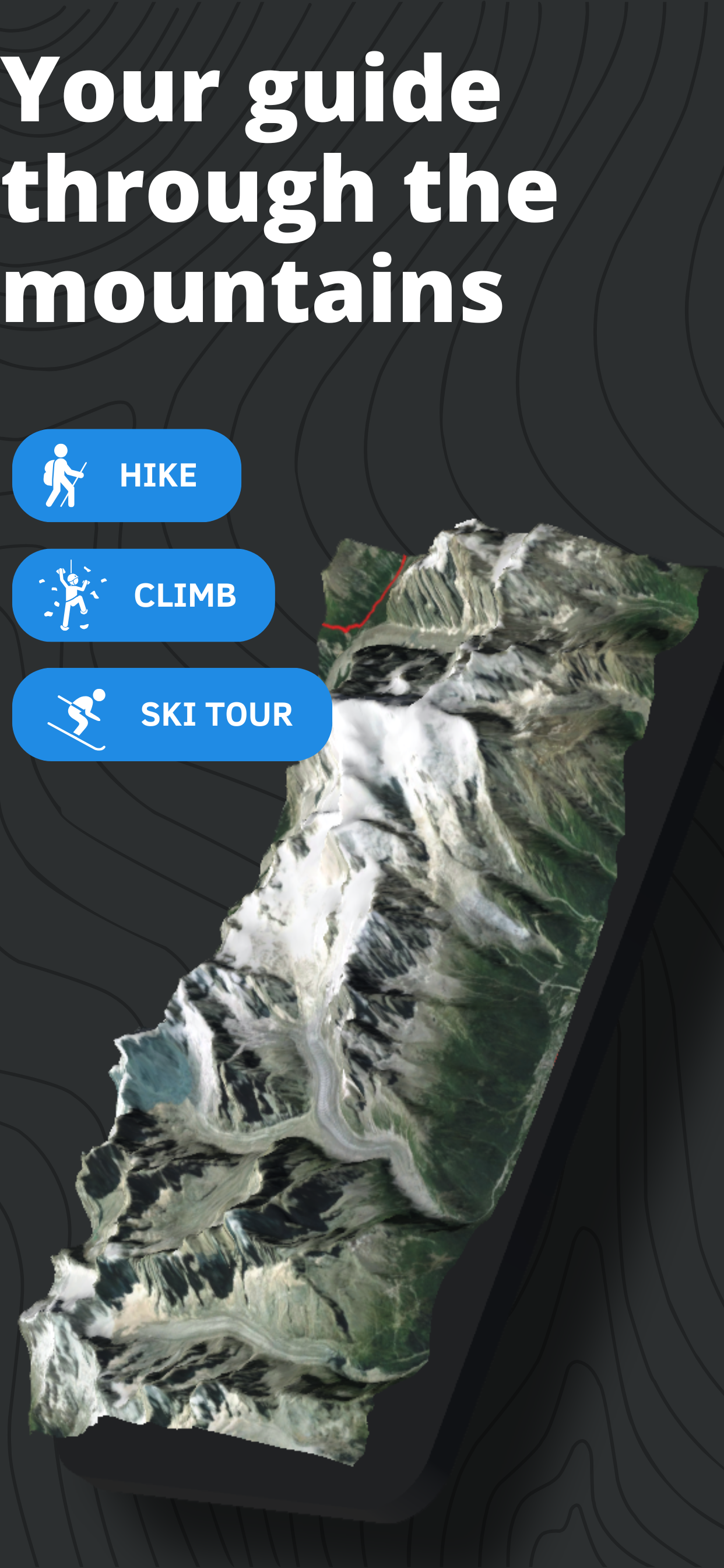 Relief Maps : backcountry gps