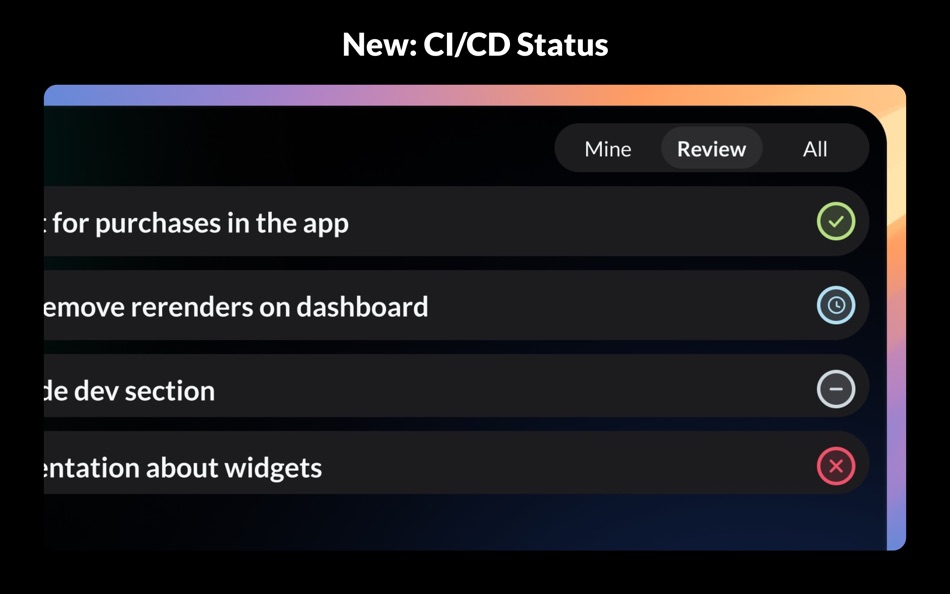 #2. GitBar (macOS) De: Thomas Lamars