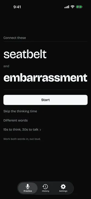 Speakeasy: Talk on the Spot screenshot 1