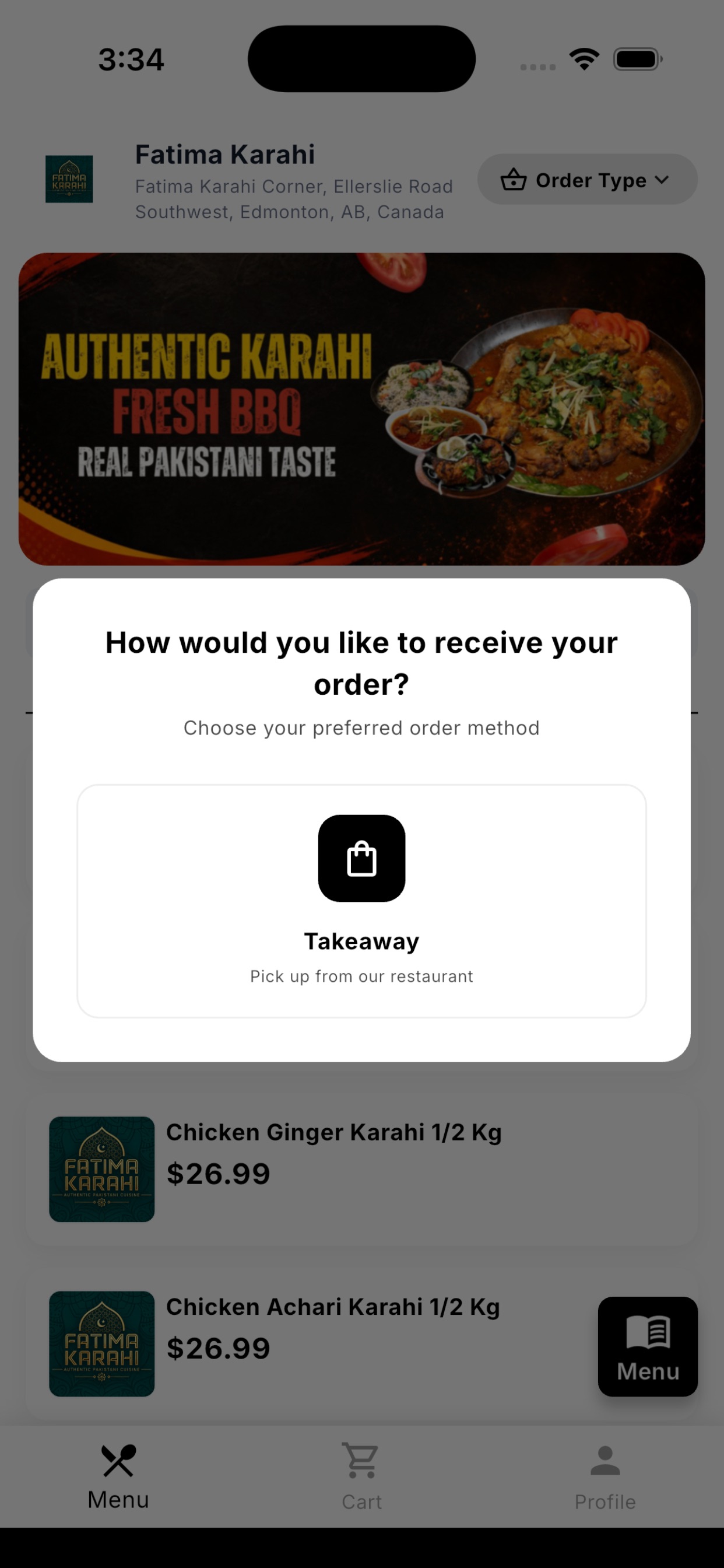 Screenshot 2 of Fatima Karahi YEG