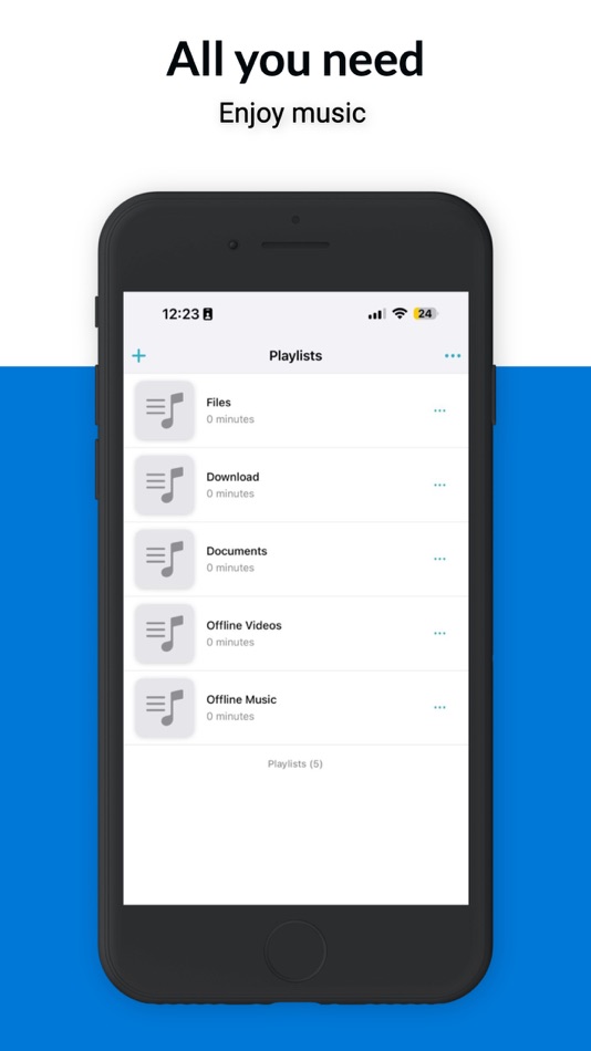 #1. Manager : Offline Music Player (iOS) Podle: Tyrese pieterse