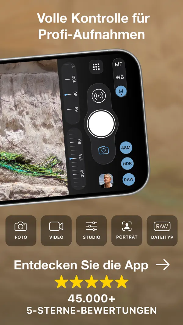 ProCamera. iPhone App Screenshot 3 – Foto & Video