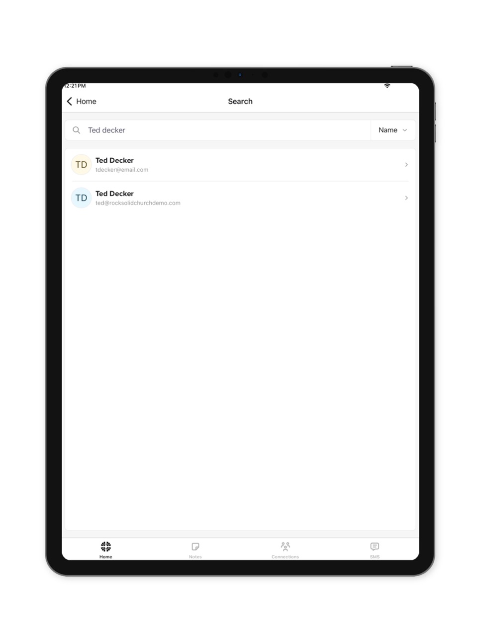 iPad screenshot