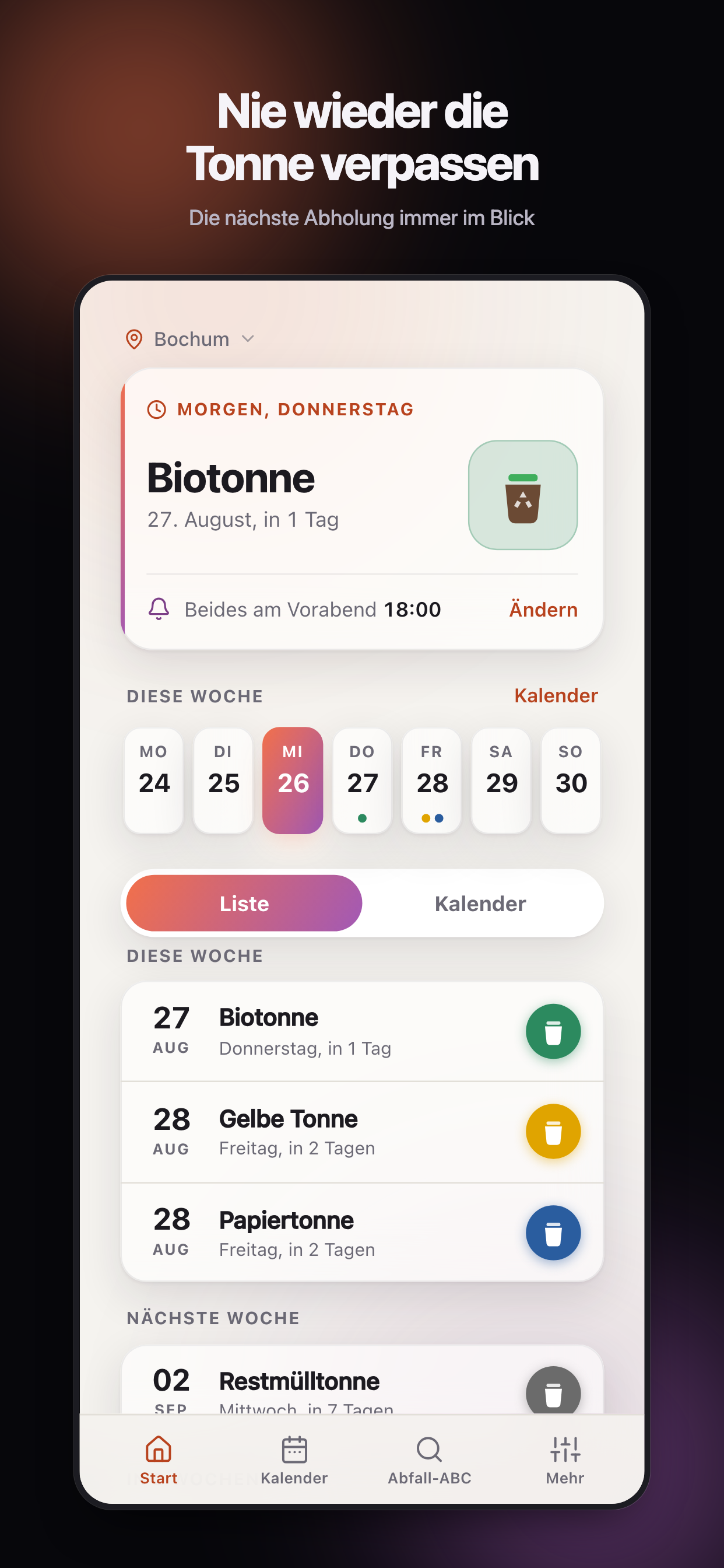 Müll-Kalender screenshot 7