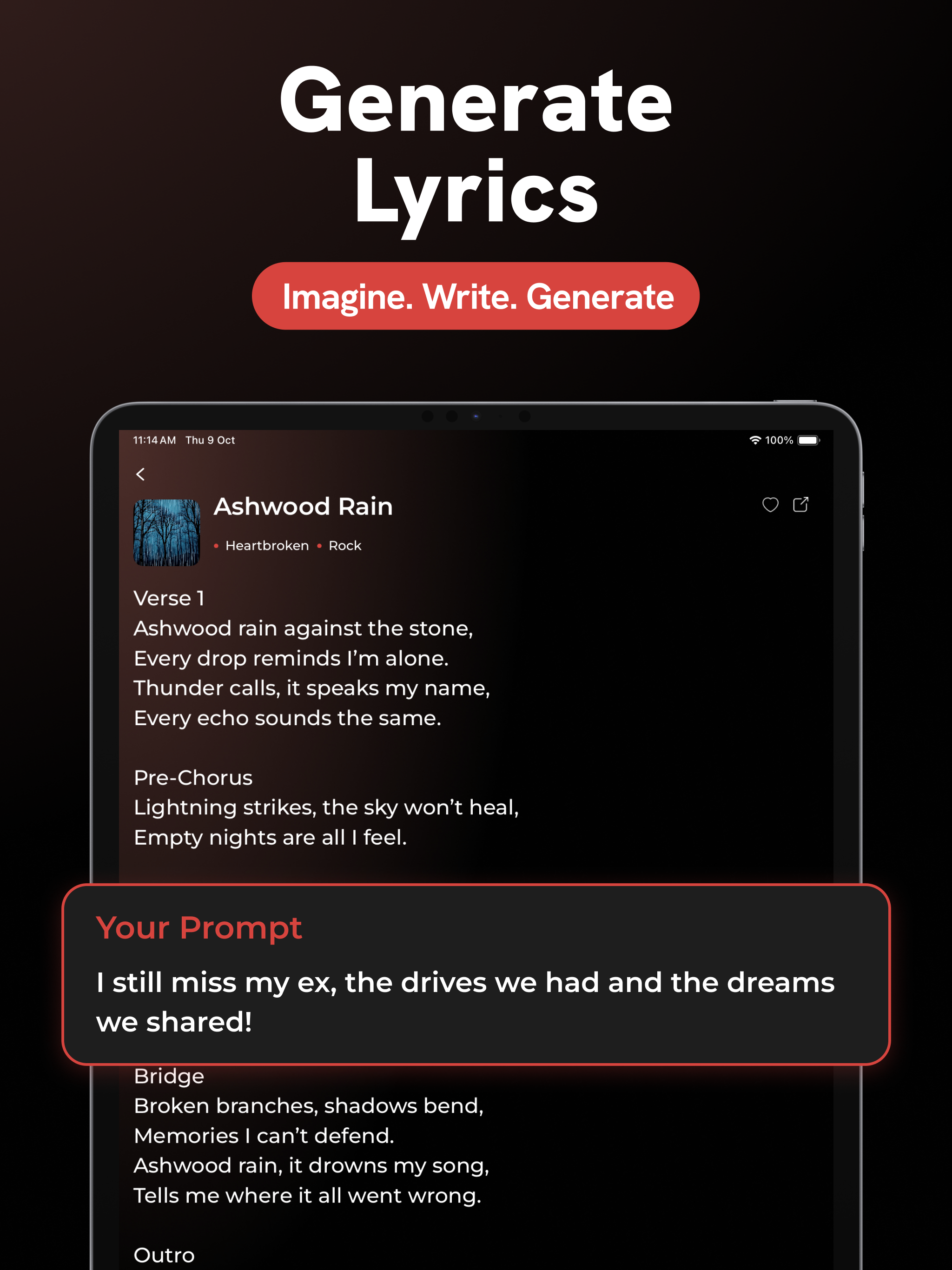 AI Lyric Generator・Song Writer screenshot 9