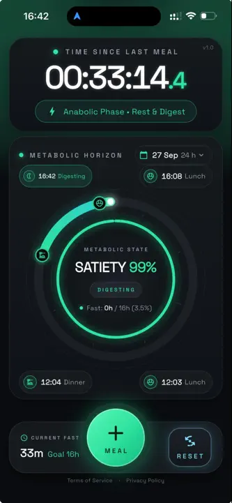 The Eat Less App screenshot 1