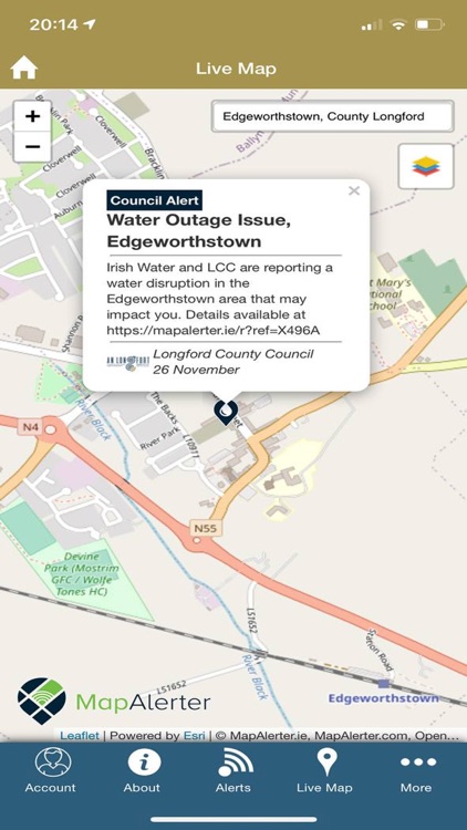 LongfordTextAlert.ie screenshot-4