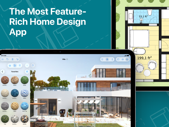 Live Home 3D Pro: House Design iPad app afbeelding 1